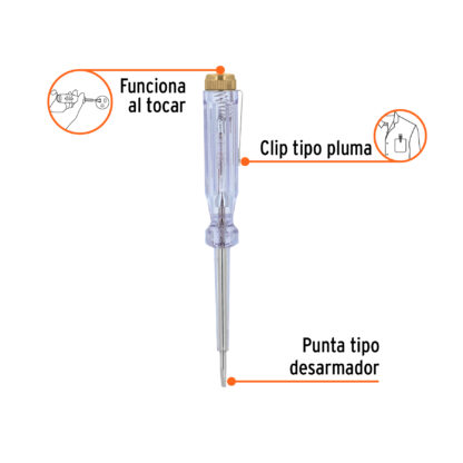 Probador de circuitos de corriente alterna 14cm TRUPER - Imagen 3