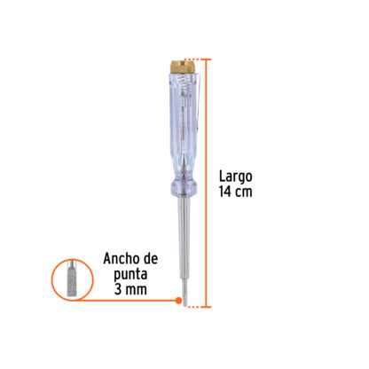 Probador de circuitos de corriente alterna 14cm TRUPER - Imagen 2