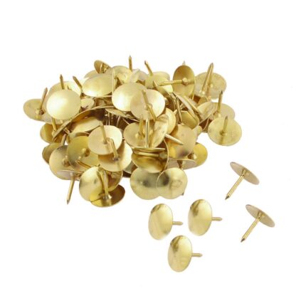 Clavo tapicería Chinches Dorado 100u