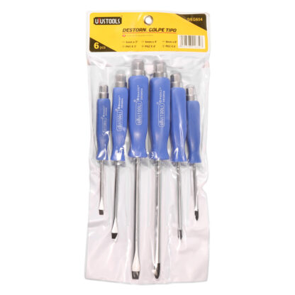 Juego Destornillador Golpe 6pcs UYUSTOOLS